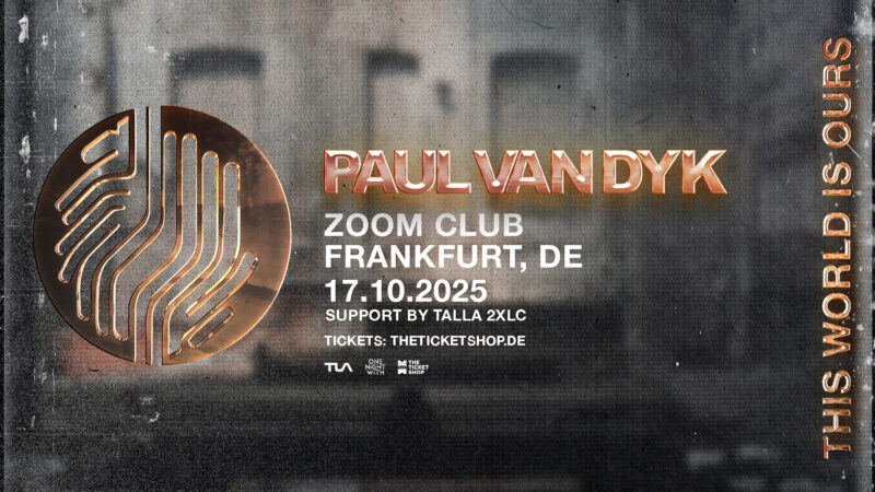 Paul van Dyk - Zoom Club Frankfurt