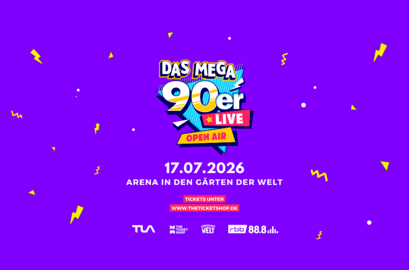 Das MEGA 90er Live Open Air - Berlin 2026