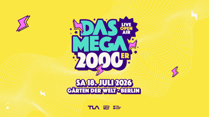 Das MEGA 2000er Live Open Air - Gärten der Welt Berlin 2026